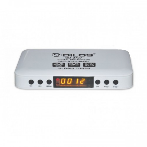 Dilos MPEG-2 SD-2727 DVB-S Digital FTA Set-Top Box