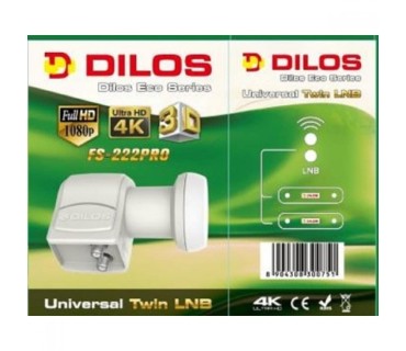 Dilos FS-222PRO Eco Series Universal Twin LNB