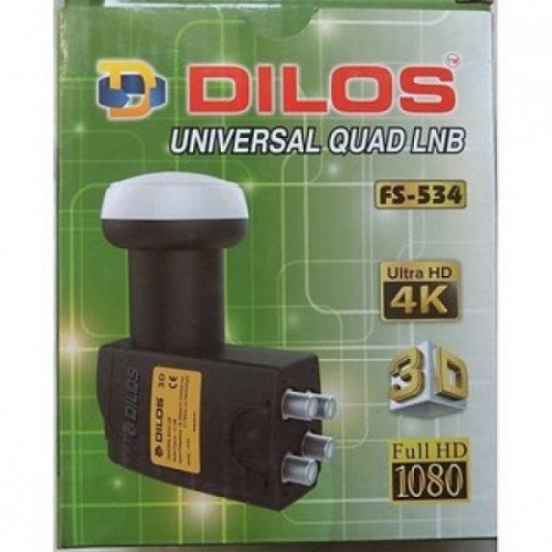 Dilos FS-534 Ku-Band Universal Quad LNBF