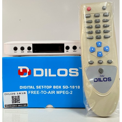 Dilos MPEG-2 SD DVB-S Digital FTA Set-Top Box